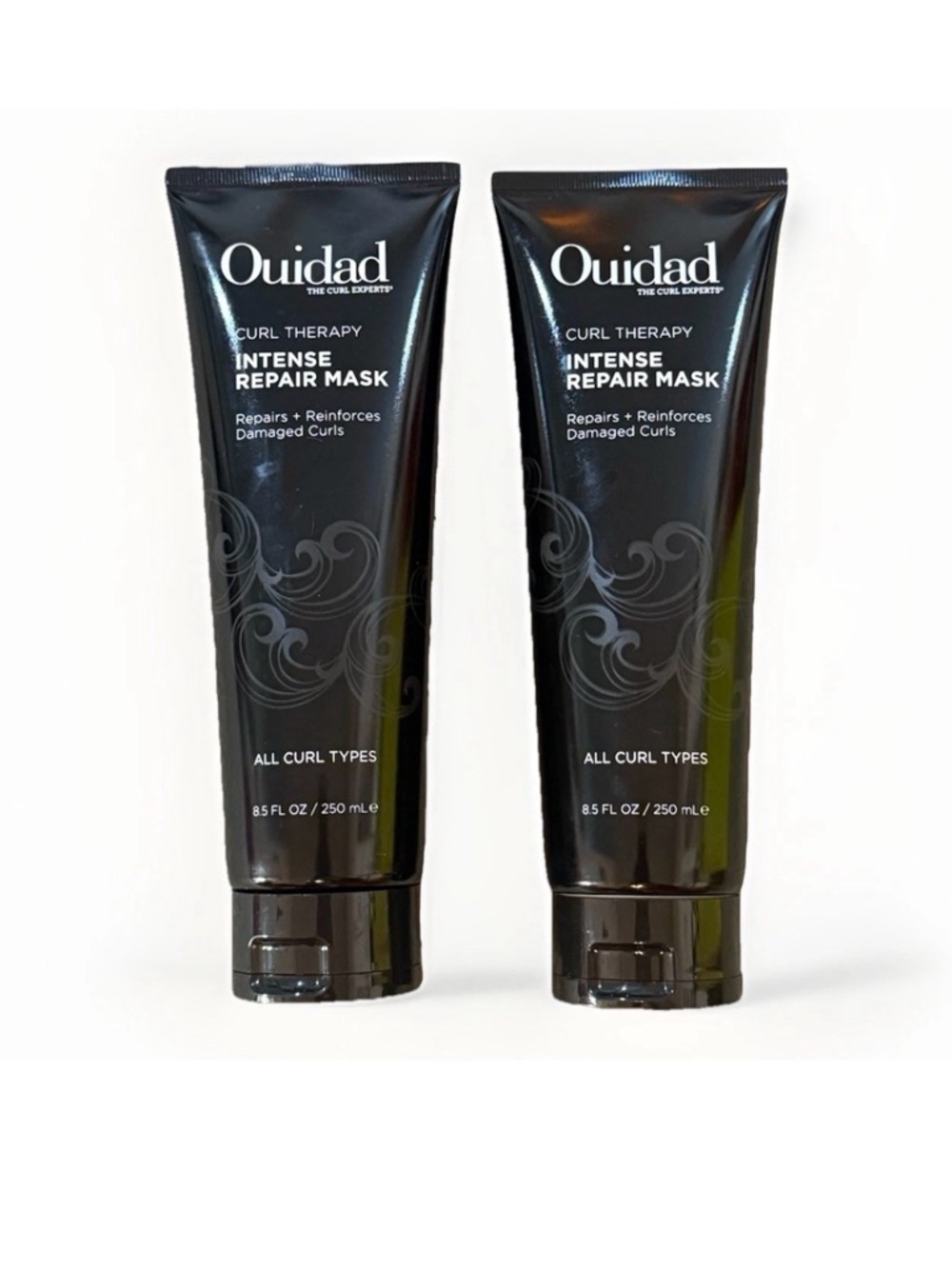 Ouidad Intense Repair Mask for Curly Hair – Black (8.5 fl oz) set of 2